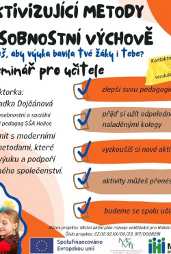 Seminář pro učitele Aktivizující metody v osobnostní výchově