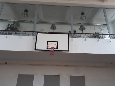 Oprava prostorů kotelny a výměna basketbalových košů